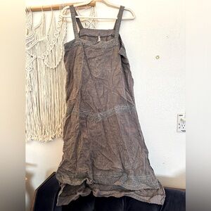 Magnolia Pearl Tank Linen Dress O/S Gently Worn 2/3 times